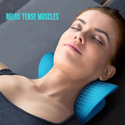 Experience Ultimate Relaxation with the Neck Massage Wedge Pillow - Your Essential Cervical Chiropractic Traction Device for Pain Relief and Comfort