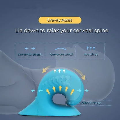 Experience Ultimate Relaxation with the Neck Massage Wedge Pillow - Your Essential Cervical Chiropractic Traction Device for Pain Relief and Comfort